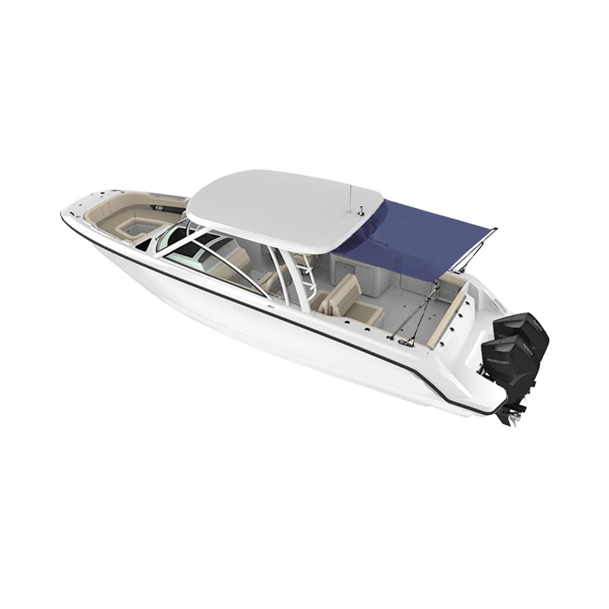 Oceansouth Hard Top Stern Shade Extension Kit - Boatyard Malaysia