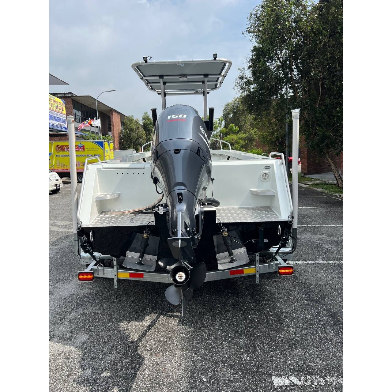 TMC Double Axle 7M Trailer - Boatyard Malaysia