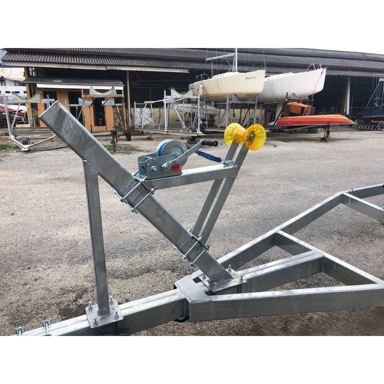 TMC Double Axle 8M Trailer - Boatyard Malaysia