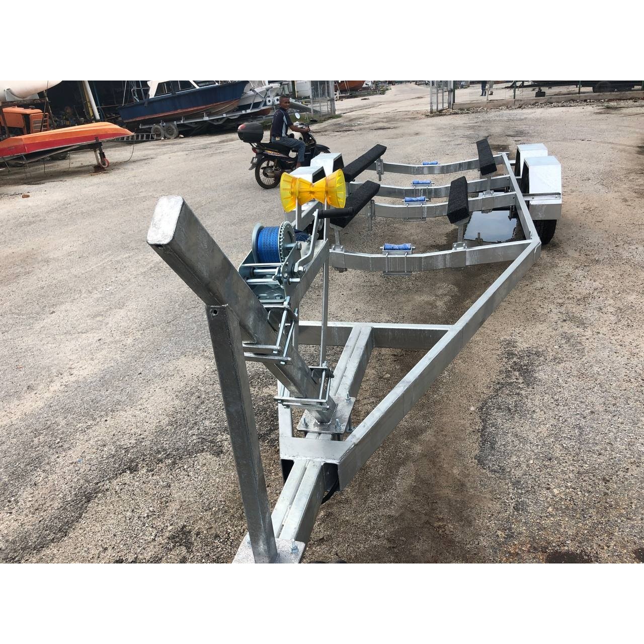 TMC Double Axle 8M Trailer - Boatyard Malaysia