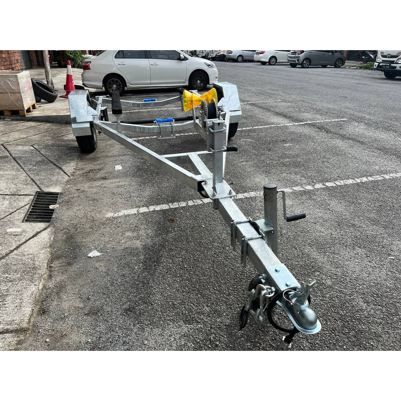 TMC Galvanized Trailer 120 w/o Braking - Boatyard Malaysia