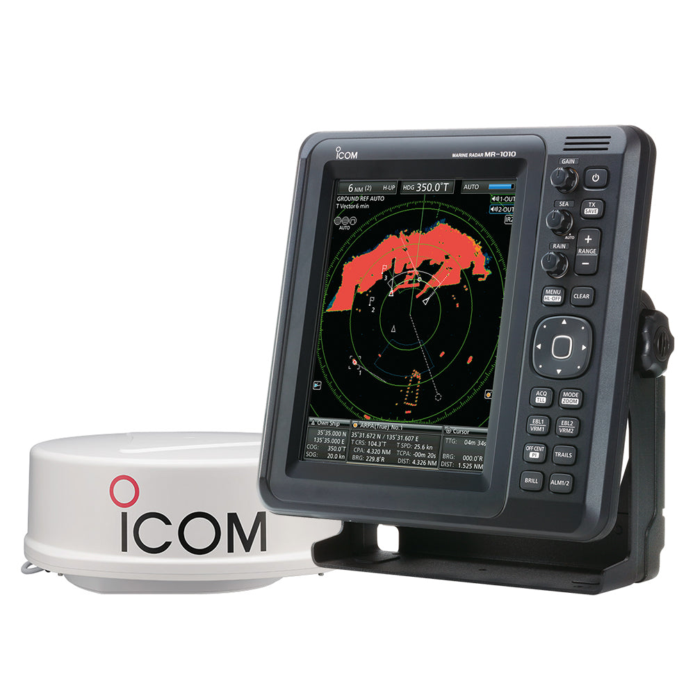 ICOM ICOM MR-1010RII Marine Radar 4 KW 10.4" Color Display - Boatyard Malaysia