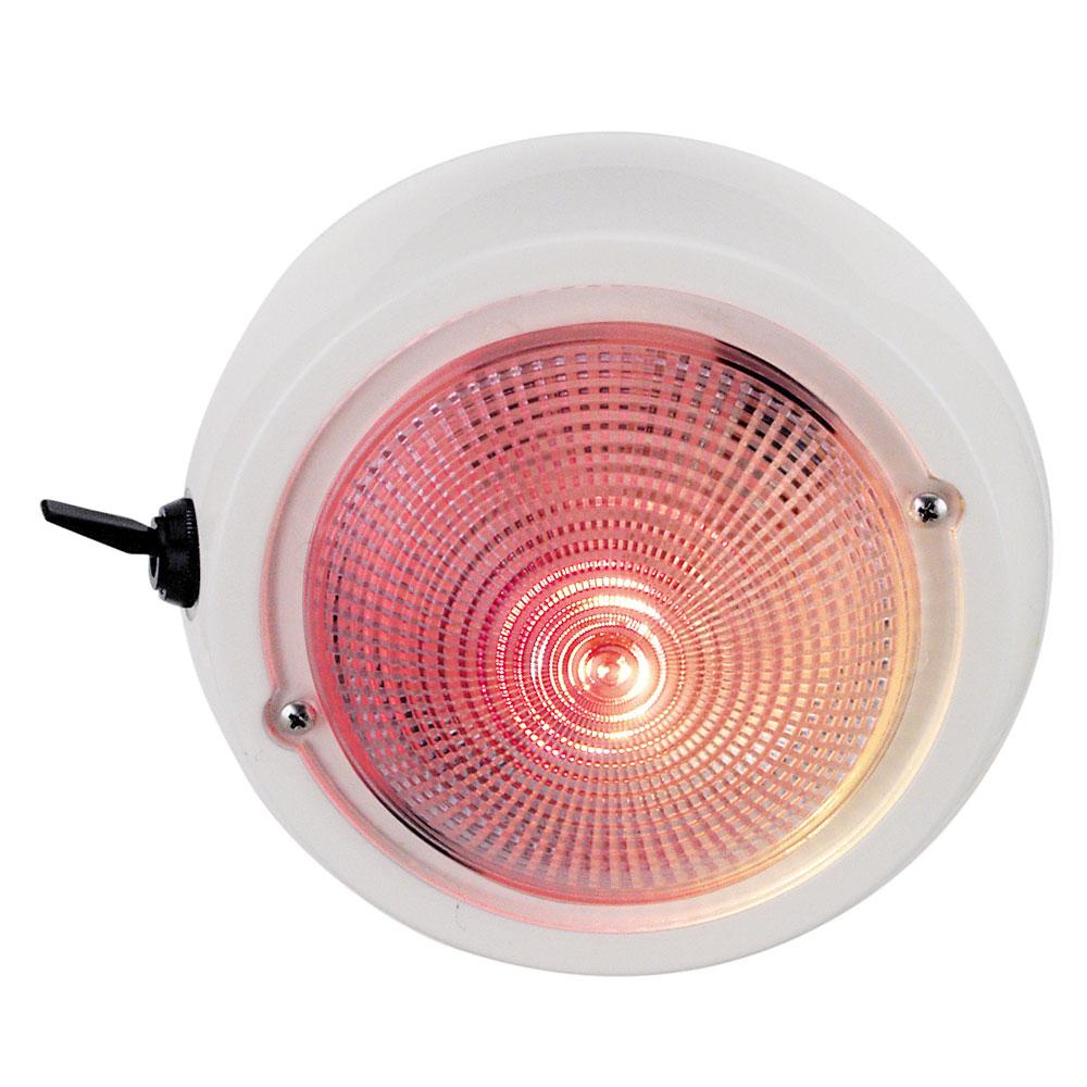 Perko Dome Light With Red And White Bulbs - Boatyard Malaysia