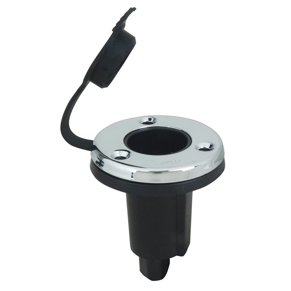 Perko Spare Round Plug- In Base- 3 Pin Chrome/Black