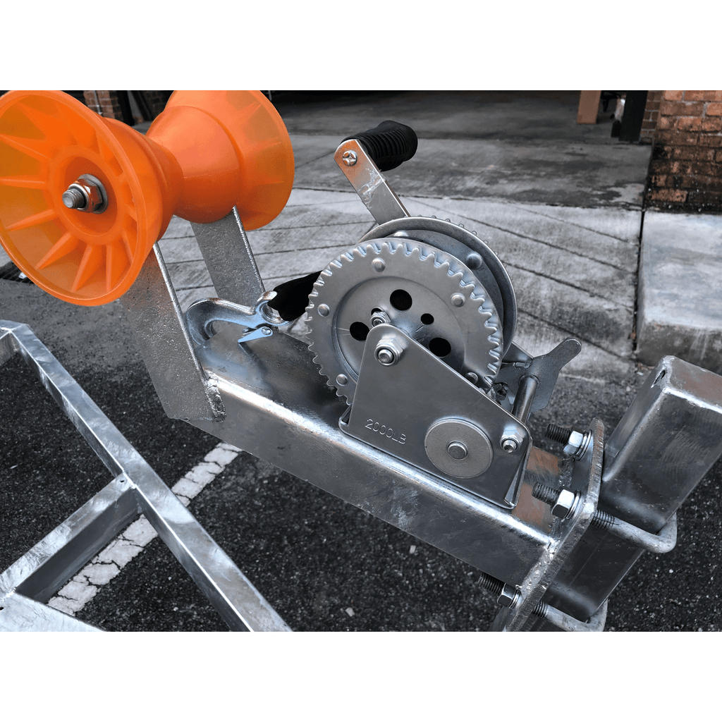 TMC Galvanized Trailer 12-15ft with Electric Magnetic Braking - Boatyard Malaysia