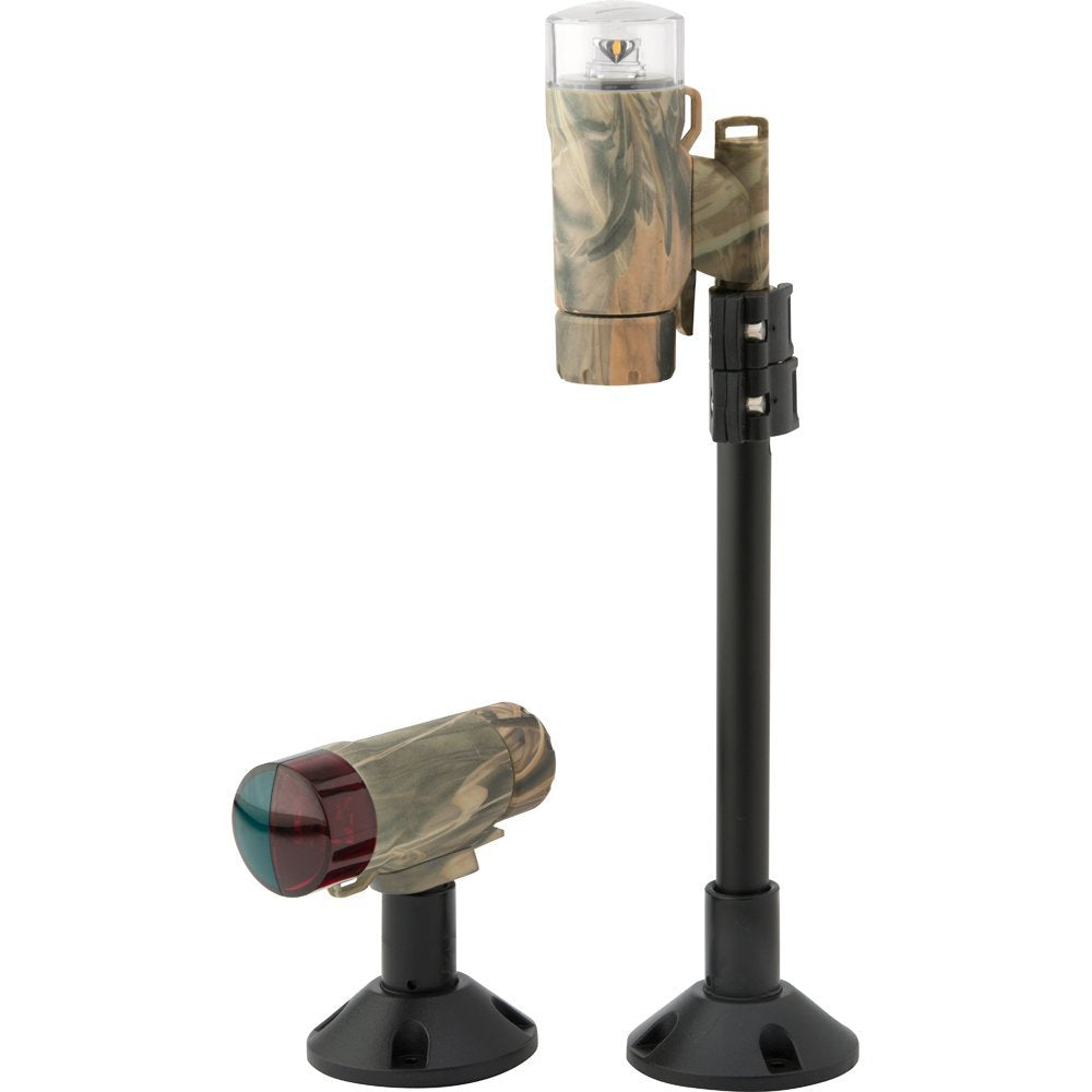 Attwood Screwithglue-On Portable Telescoping LED Light Kit Camo