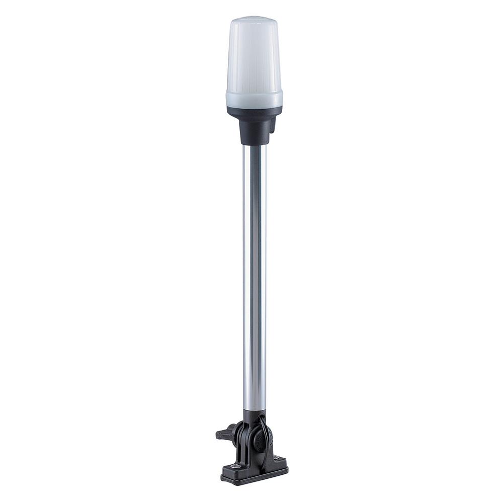 Fold Down All-Round White Pole Light Vertical boatyardmalaysia