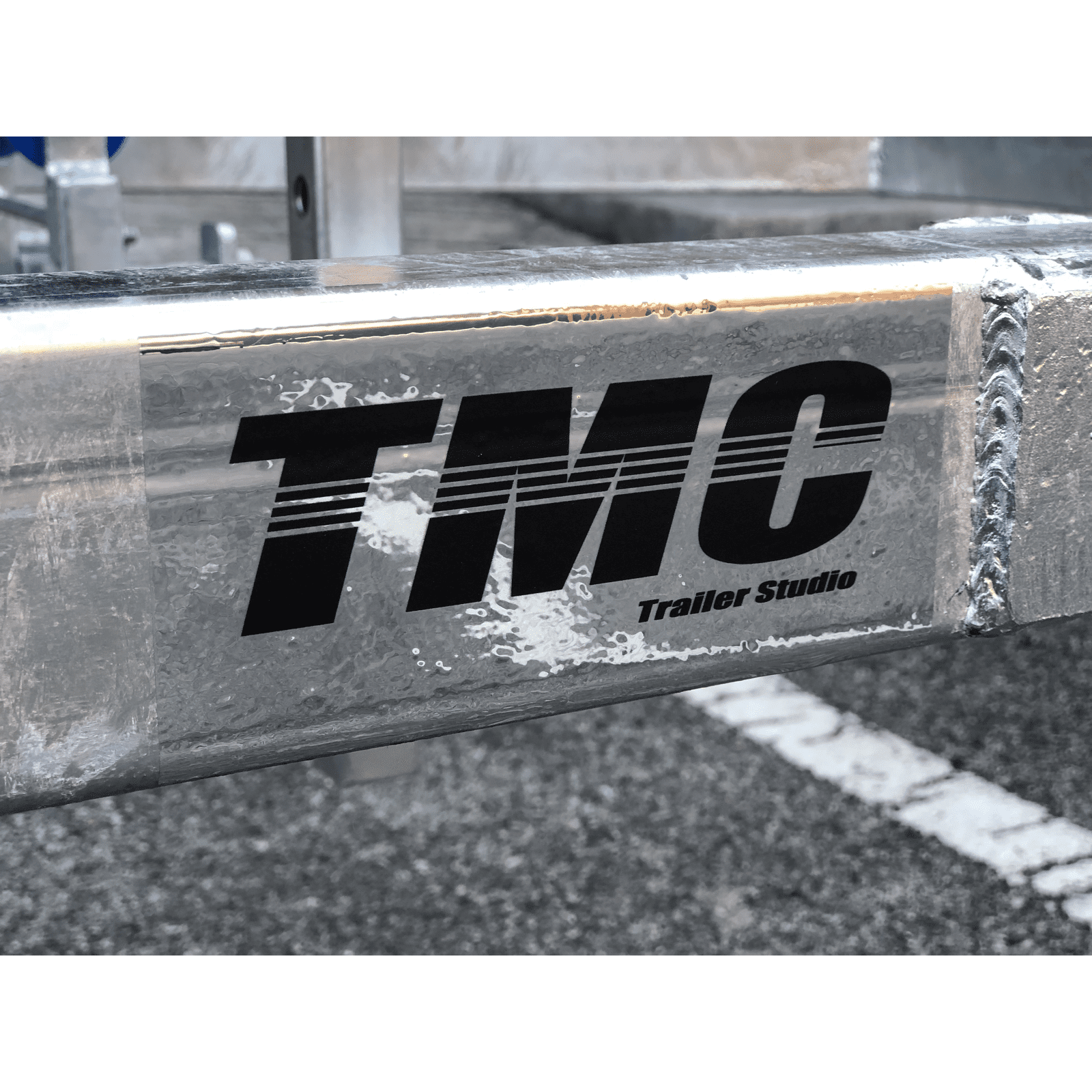 TMC Galvanized Trailer 12-15ft with Electric Magnetic Braking - Boatyard Malaysia