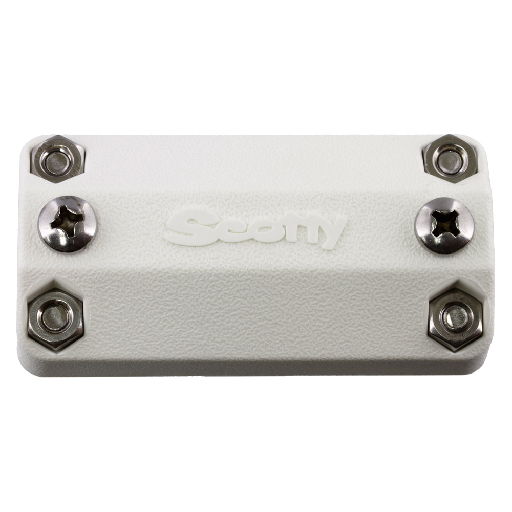 Scotty 242 Rail Mounting Adapter 7/8-1" White