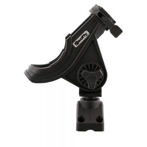 Baitcaster/Spinning Rod Holder Black W/ 241 Mount boatyardmalaysia