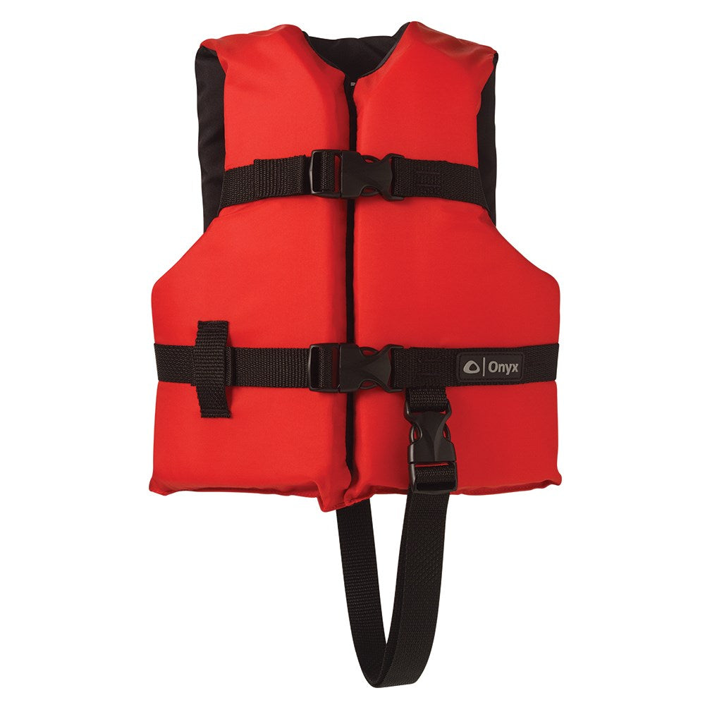 Onyx Nylon Child Life Jacket Red boatyardmalaysia