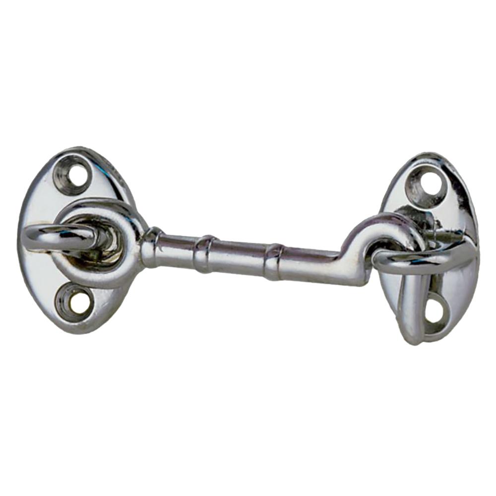 Chrome Plated Bronze Door Hook 3" boatyardmalaysia