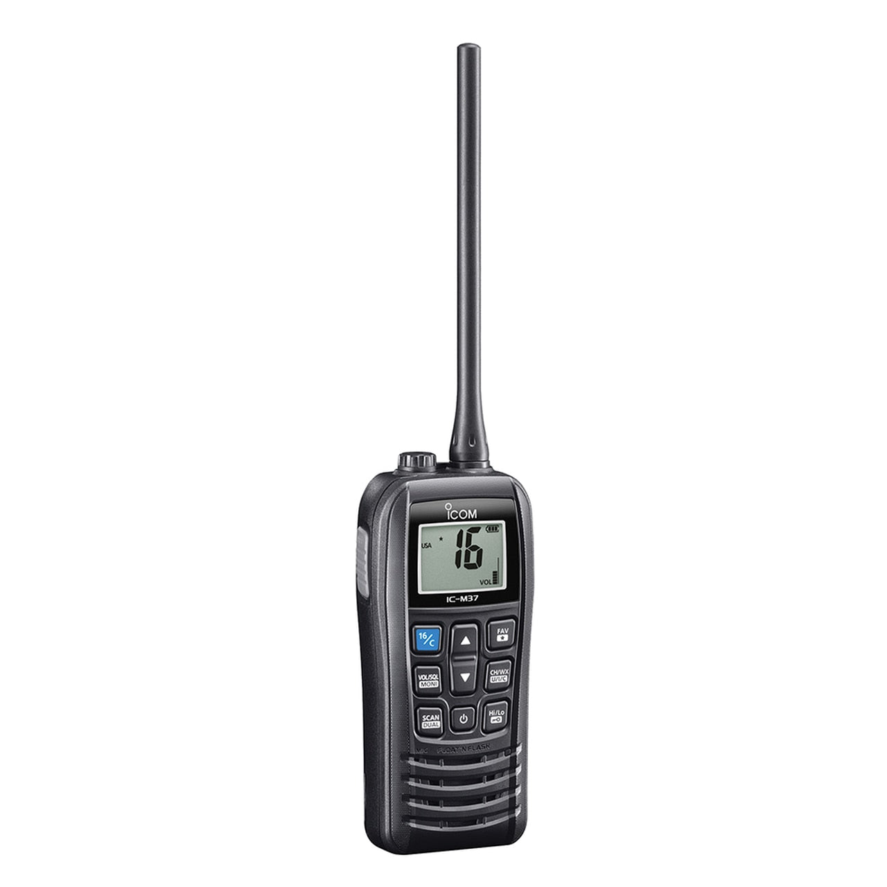 ICOM ICOM M37 Marine VHF Handheld Radio 6W - Boatyard Malaysia