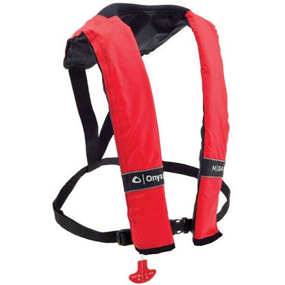 Onyx M-24 Manual Inflatable Life Jacket Red