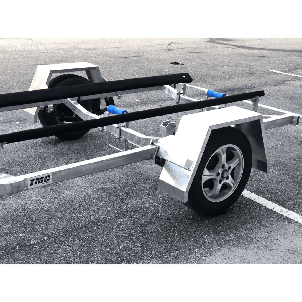 TMC Galvanized Trailer 12-15ft with Electric Magnetic Braking - Boatyard Malaysia