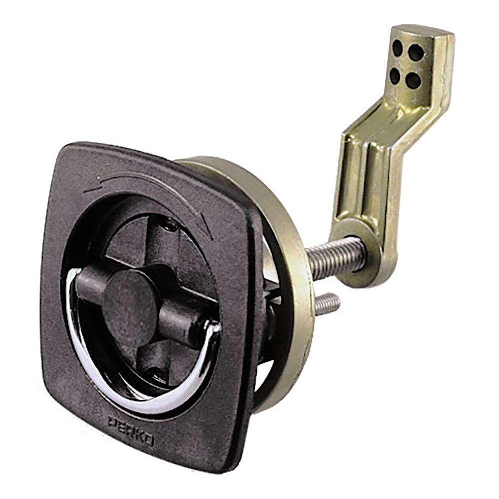 Perko Flush Latch Black 2-1/2" X 2-1/2" With Offset Cam Bar & - Boatyard Malaysia