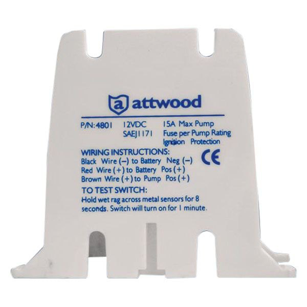 Attwood S3 Automatic Bilge Switch 12V 15a 36" Wire
