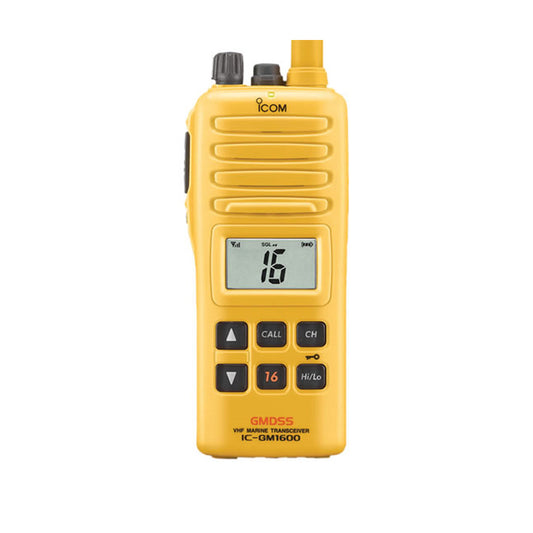 ICOM GM1600 VHF Radio GMDSS W/Dated/Sealed Lithium Battery