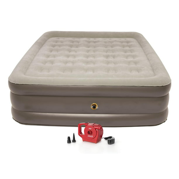 SupportRest Double High Airbed with Pump Queen
