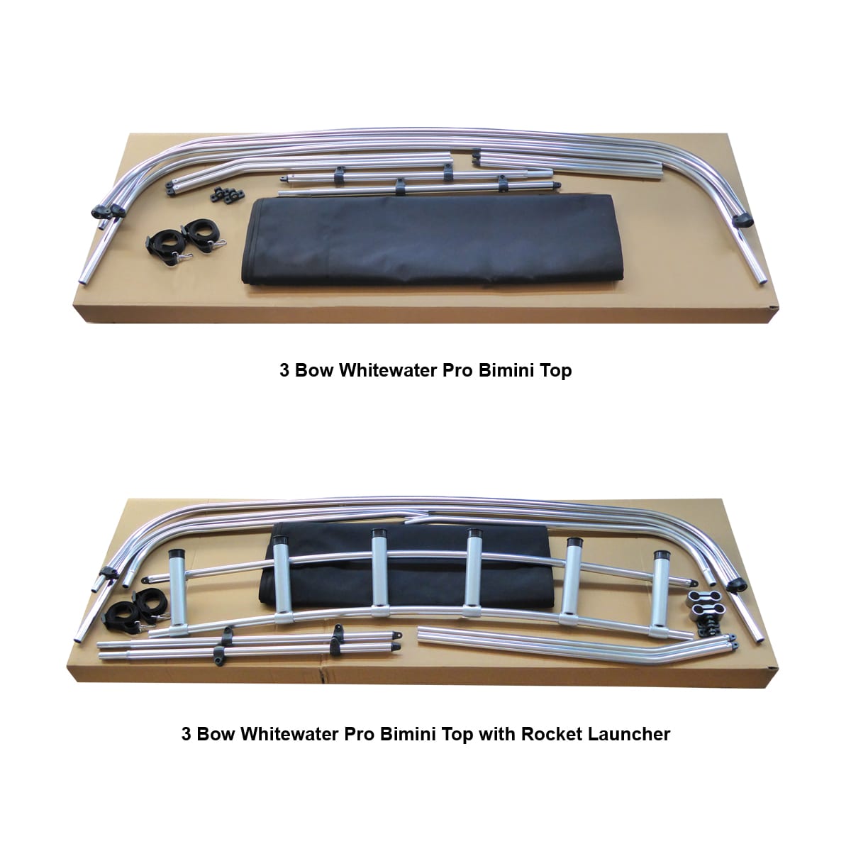 Oceansouth 3 Bow Whitewater Pro Bimini Top - Boatyard Malaysia