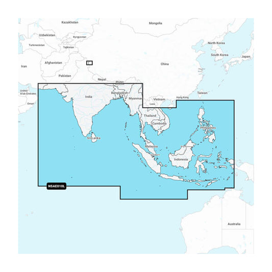 Garmin Navionics Vision+ NVAE010L - Indian Ocean & South China Sea - Marine Chart