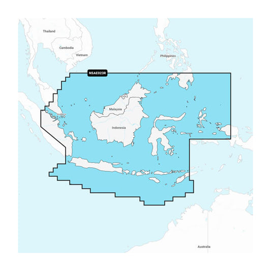 Garmin Navionics+ NSAE023R - Java & Borneo - Marine Chart