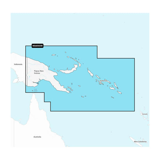 Garmin Navionics Vision+ NVAE025R - Papua New Guinea & Solomon Islands - Marine Chart