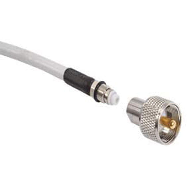 SHAKESPEARE 4184 CHROME PLATED CABLE OUTLET CONNECTOR