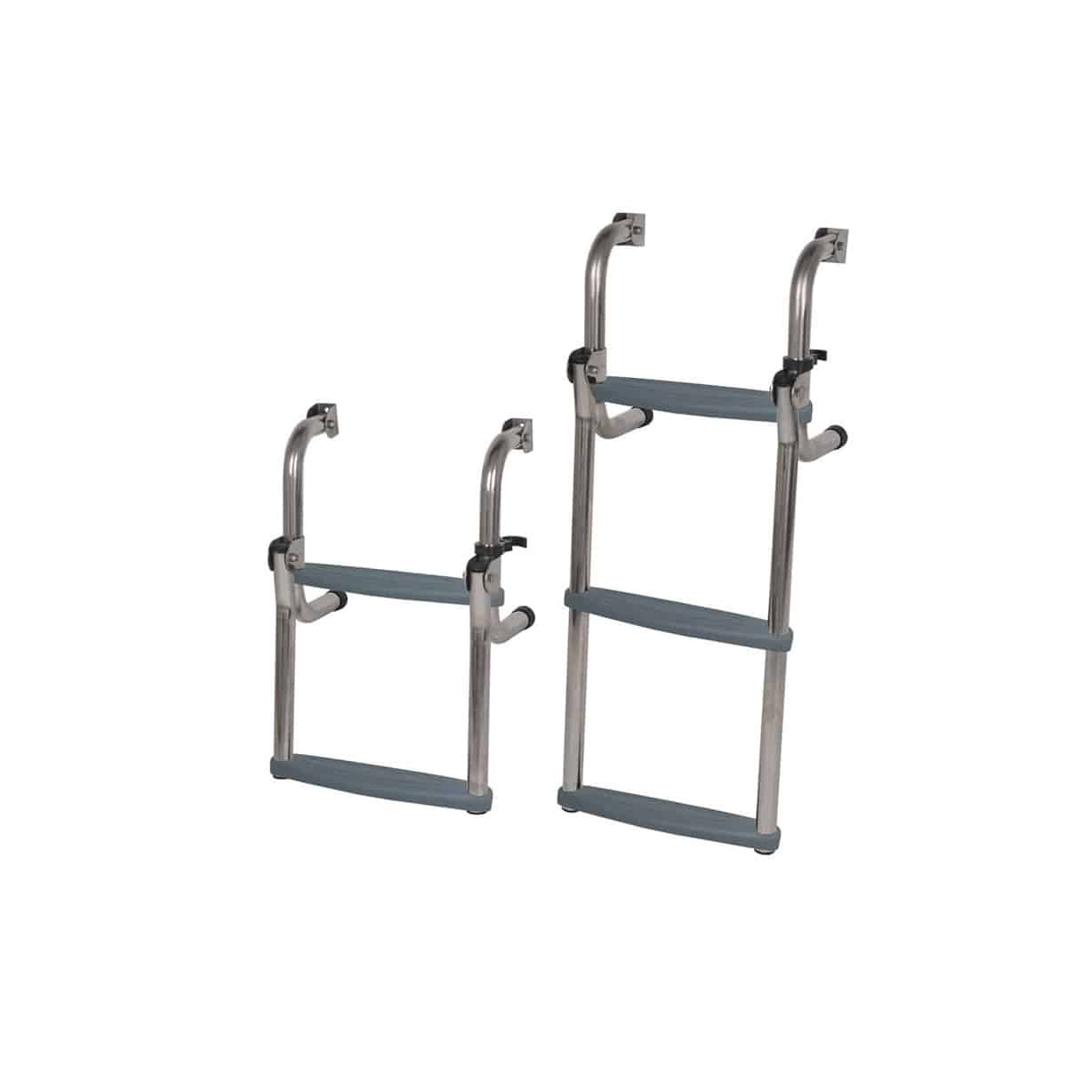 Oceansouth Short Base Ladder Stainless Steel folding - Boatyard Malaysia