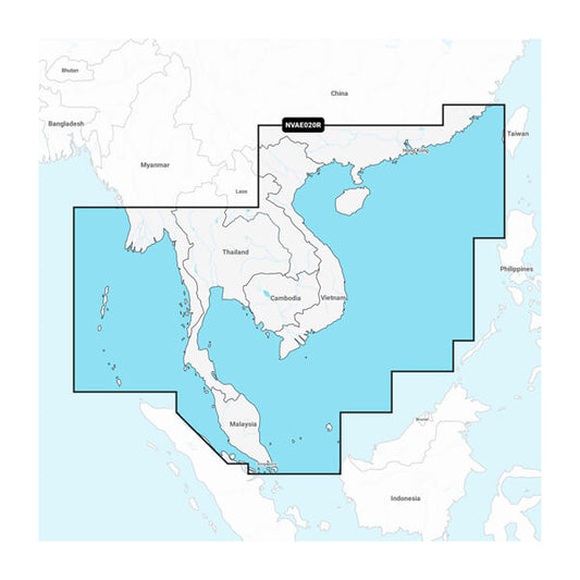 Garmin Navionics+ NSAE020R - South China & Andaman Seas - Marine Chart